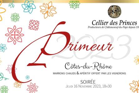 Soirée du vin primeur au Cellier des Princes