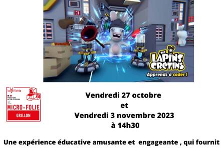 Apprends à coder avec les lapins crétins