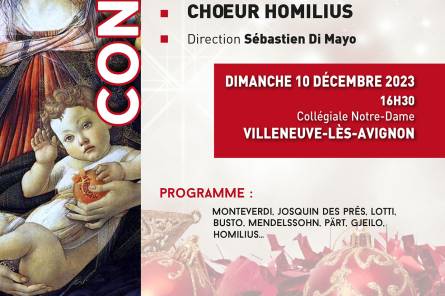 Concert vocal du Chœur Homilius « O Nata Lux »