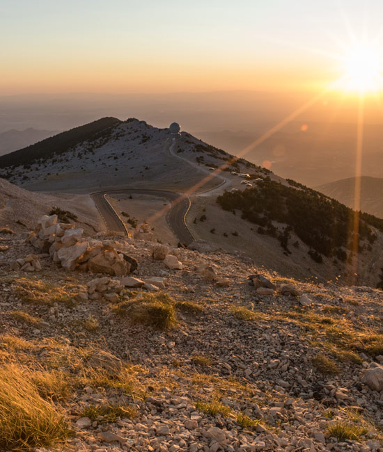 Coucher de soleil au Ventoux