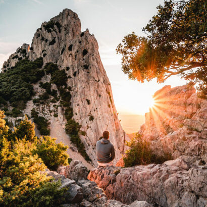 Escalade dans les Dentelles de Montmirail