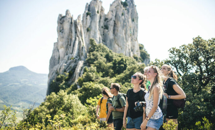 Randonnée dans les Dentelles de Montmirail