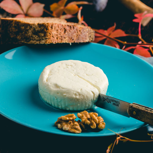 Assiette de fromage de chèvre