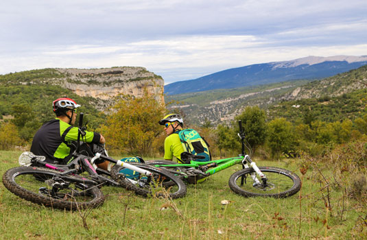 Grande Traverséee VTT du Vaucluse - étape des gorges de la Nesque