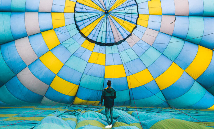 Montgolfière en Vaucluse