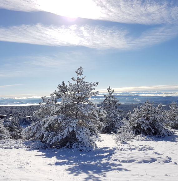 Neige au Mont Ventoux