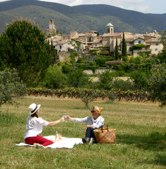 Pique-nique à Lourmarin