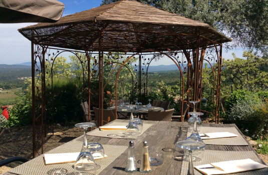 Terrasse à Maubec 