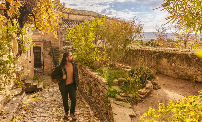 Village en automne